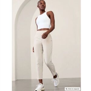 Athleta Brooklyn joggers pants khaki